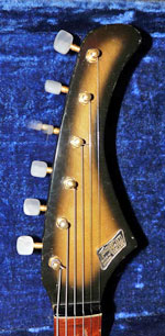 Fenton Weill Twistmaster Guitar Close up of the Head
